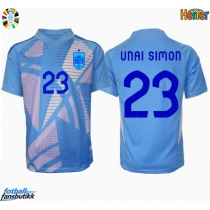 Spania Unai Simon #23 Keeper Hjemmedrakt EM 2024 Kortermet